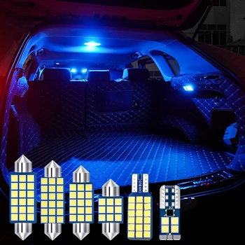 

For Mazda 8 2011 2012 2013 2014 2015 6pcs 12V Error Free Auto LED Bulb Car Interior Trunk Lights Reading Lamps accessories
