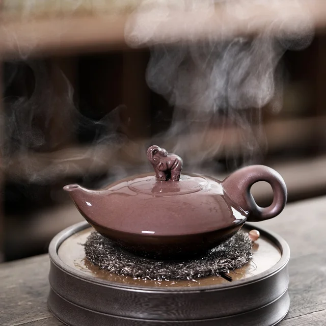 Yixing Ajánlott Jijunhe Tiszta Kézi Háztartási Edények Érc Régi Lila Agyag Teáskanna, Mint Öltöny 225 Cc - Image 4