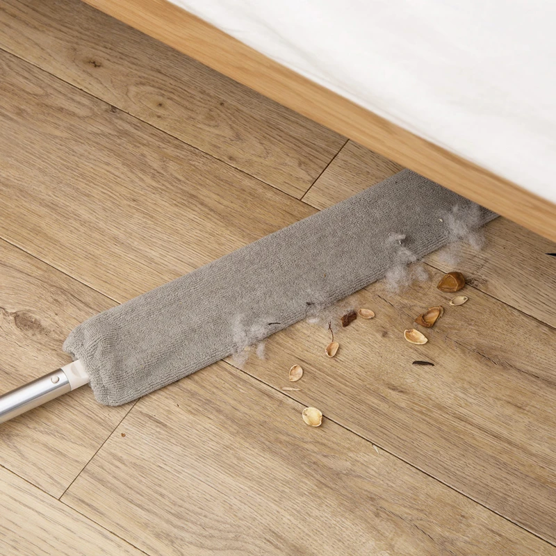 

Bedside Dust Brush Long Handle Mop Sweep Artifact Long Crevice Static Dust Brush Extensible Cleaning Duster Sofa Gap Fur Hair