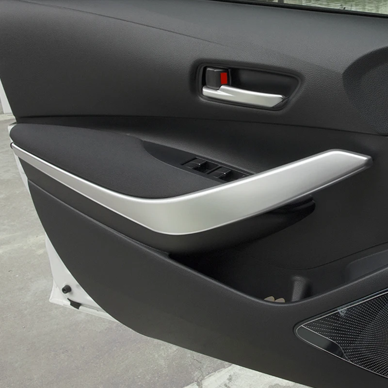 Für Toyota Corolla E210 2019 2020 2021 2022 2023 Hybrid ABS Carbon Auto  Türgriffe Rahmen Streifen Dekoration Abdeckung Trim aufkleber - AliExpress