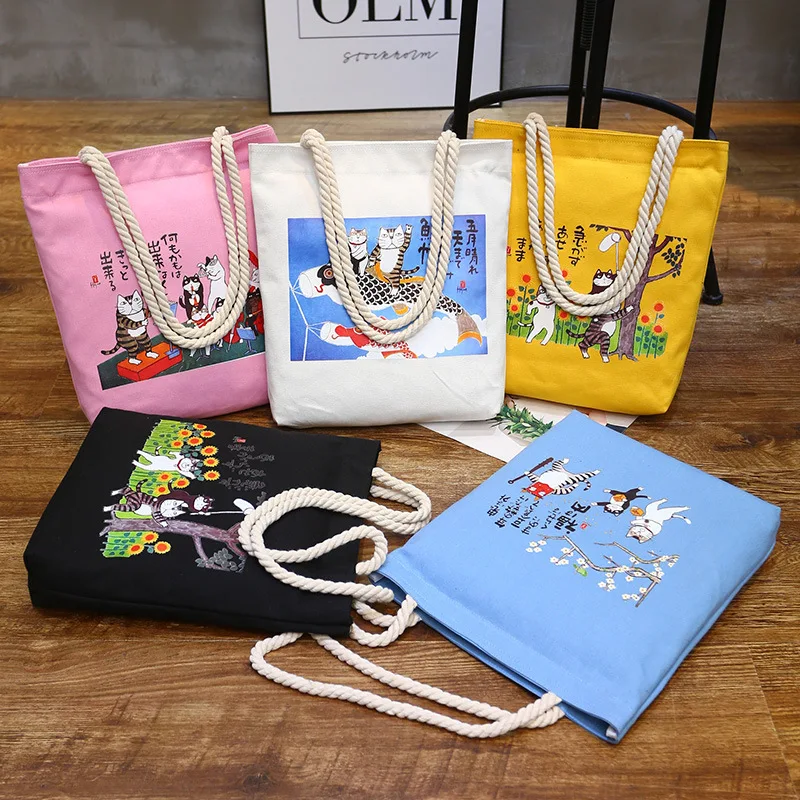 Микро для рук Холщовая Сумка женская в Корейском стиле простая холщевая сумка на плечо художественная и художественная Студенческая серия MORI Harajuku Wind