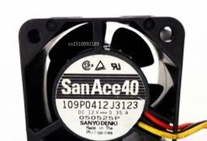 For SANYO DENKI 109P0412J3153 DC12V 0.35A 3pin 3wire 4028 40X40X28MM Cooling Fan Free shipping | Компьютеры и офис