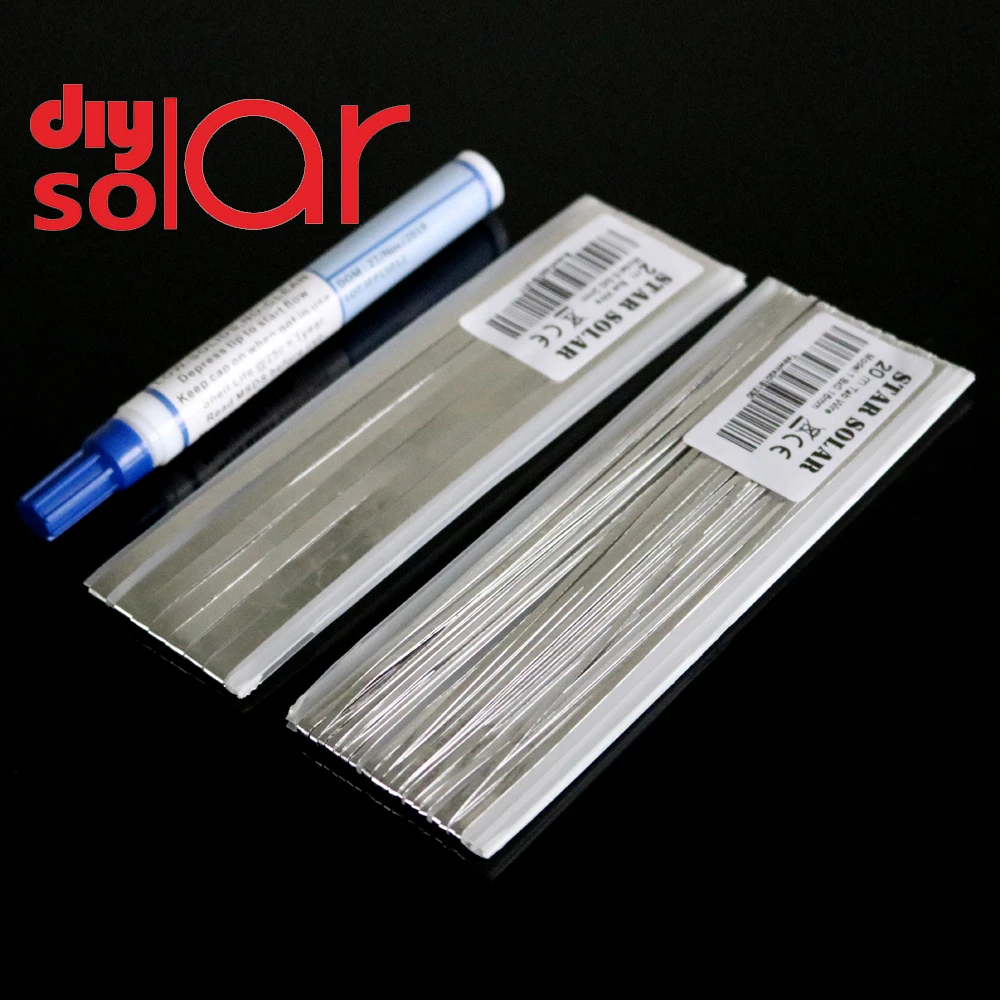 

PV Ribbon Solar Cell tab bus bar wire for Tabbing wire for DIY connect 951 kester Flux Pen Soldering Rosin PV Solar Panel