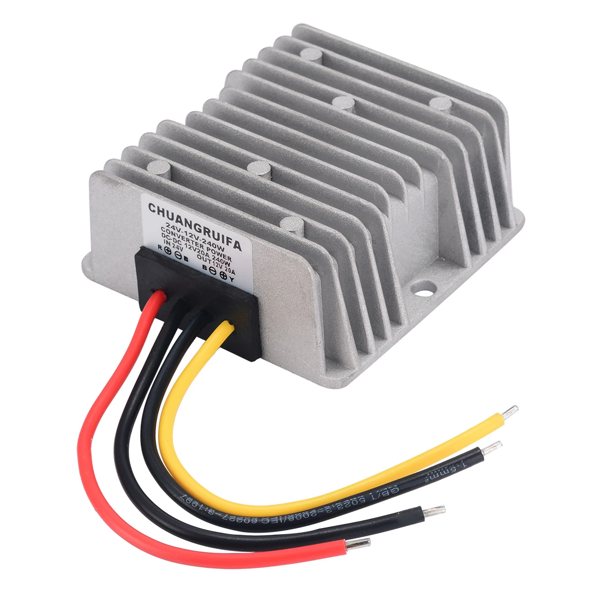 DC/DC 24 V до 12 V понижающий преобразователь 20A 240 W Водонепроницаемый автомобильный блок питания модульный регулятор для солнечного/электрического оборудования