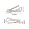 4pcs Stainless Steel Glass Heatbed Clip Clamp Ultimaker UM Hotbed Glass Plate fixing clip Heated Platform Retainer ► Photo 3/6