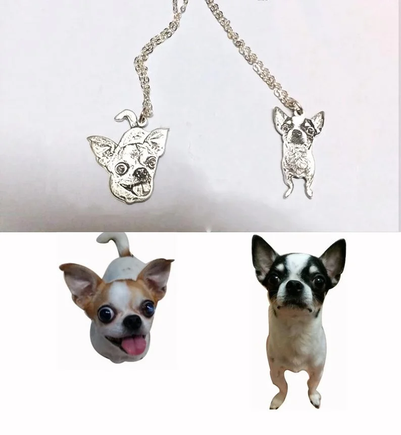 Custom Pet Photo Necklaces Personalized Necklace  Jewelry custom Necklace jewelry | Украшения и аксессуары