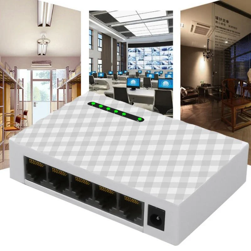 Сетевой коммутатор 1000 Мбит/с 5-портовый гигабитный коммутатор Быстрый Ethernet коммутатор Lan концентратор полный/полудуплексный обменный Переключатель концентратор гигабитный 5 порт