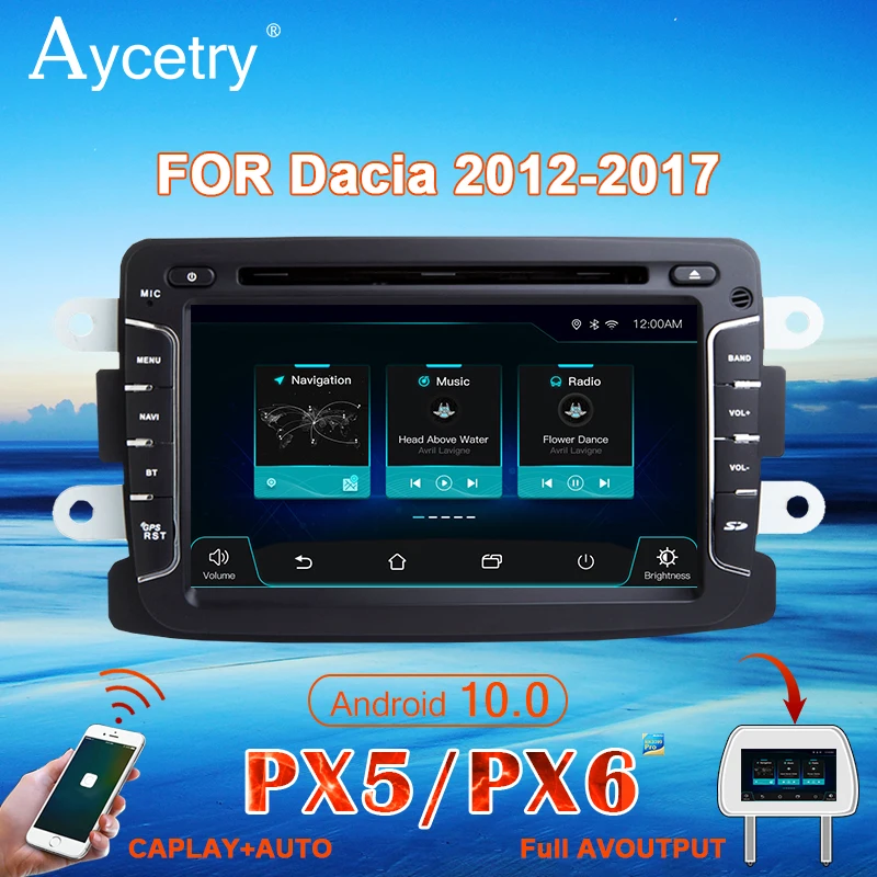 Магнитола автомагнитола PX6 автомобильный Радио 1 Din Android 10 Авторадио dvd плеер аудио