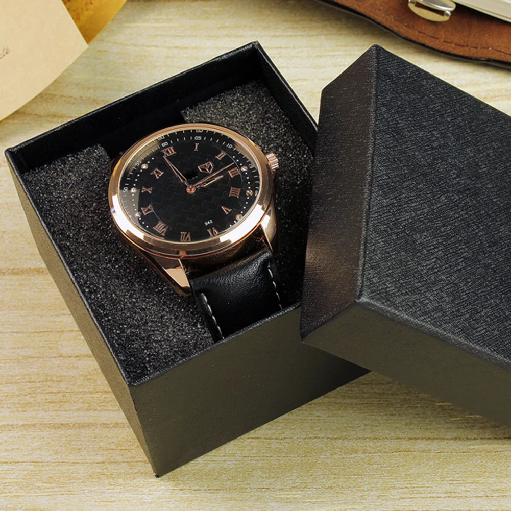 New Square Dustproof Watch Display Box Jewelry Bracelet Gift Storage Case Container with Lid Men Women Wrist Watch Holder