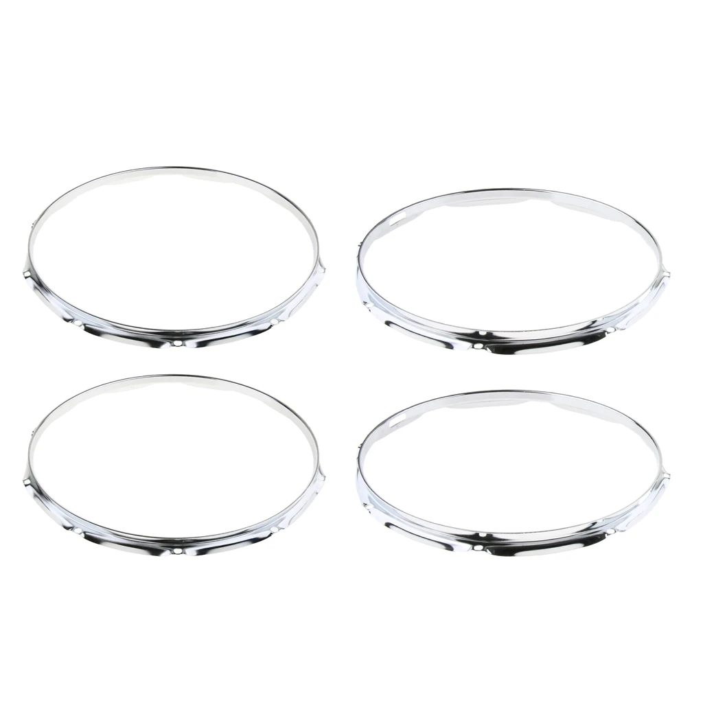 1 Pair Drum Hoop Die Cast Ring Rim for 14inch Snare Drum Replacement Parts