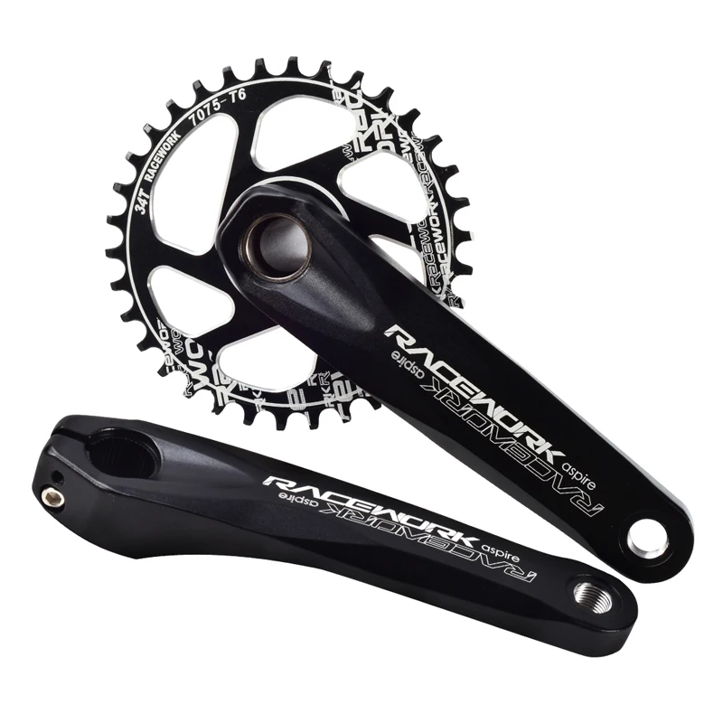 Комплект велосипедных кривошипников RACEWORK 170 мм MTB GXP кривошипная система с цепью
