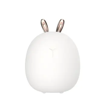 

Cute Cartoon Shape LED Rechargeable Silicone Night Light Tap Control Lamp For Children Bedroom Living Room Decoration