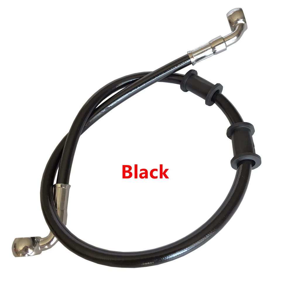 400 To 2200mm 90&deg;- 90&deg; Motorcycle Hydraulic Reinforced Brake Hose oil Line Fit ATV Dirt Pit Racing Bike Braided oil hose motorcycle brake lever motorcycle brake hose motorcycle brake pressure switch