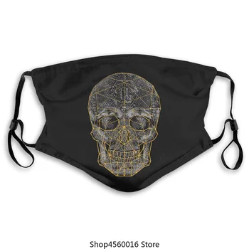 

Retro 1Phillip 1Plein Cotton Graphic masks 100%Cotton Unoficial mask Hip Hop Novelty masks Men'S Brand Clothing High Quali pm2.5