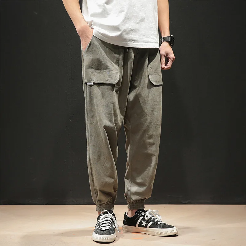 

2020 Spring Main Push Japanese-style Macheda Thin Ultra-stretch Camouflage Capri Pants M-5x Hk118