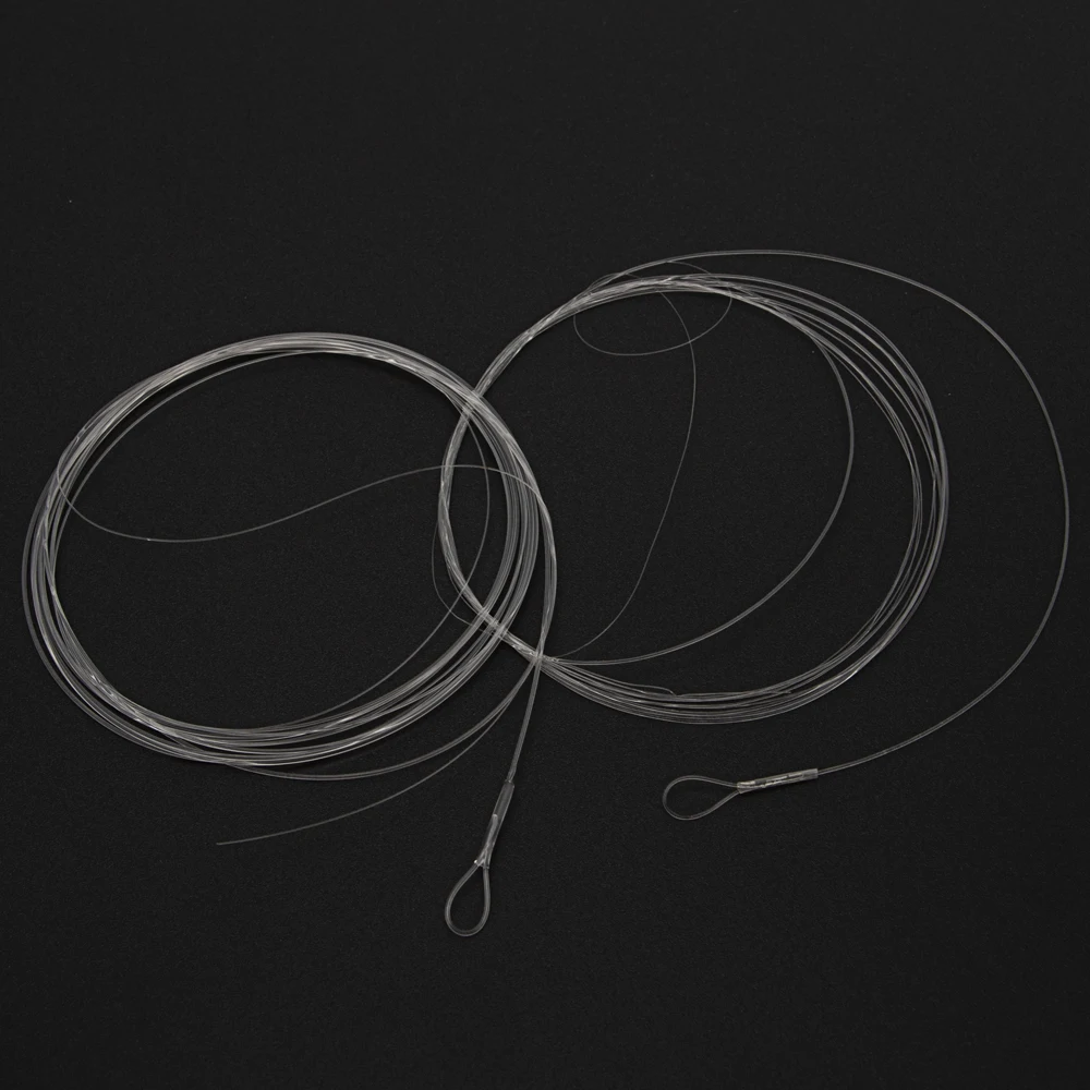 

5PCS Fishing Line Tapered Leader with Loop Nylon Leader Clear Fly Fishing Line Carp Fishing Lines Pesca High Quality Accessories