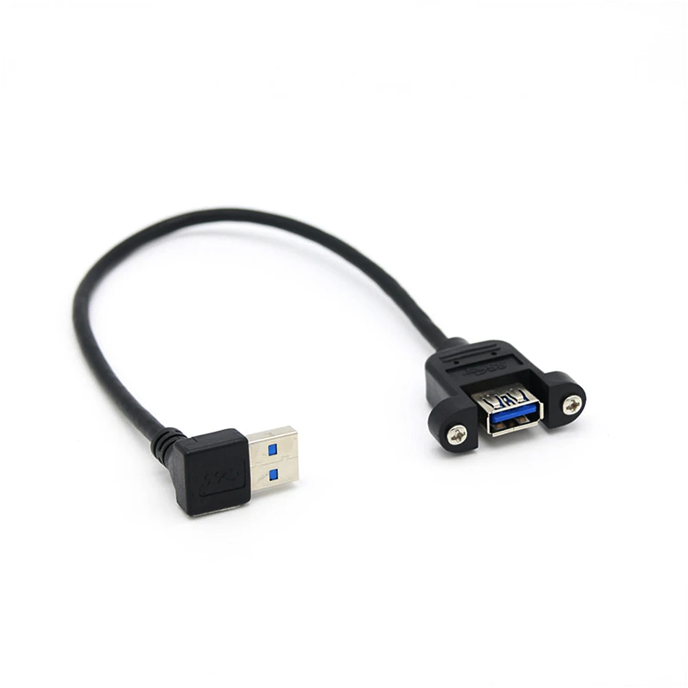 Новое поступление 90 градусов вниз угол USB 3,0 A мама Панель Крепление к USB штекер удлинитель