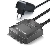 sata כבל SATA כבלים USB 3.0 כדי 2.5 / 3.5 אינץ HDD SSD High Speed ​​22Pin ממיר כבל מתאם SATA 3.0 ?????? ?????? ??? ???????? ????? (2)