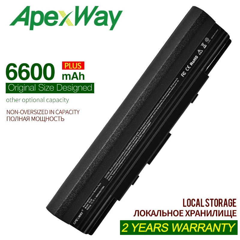Аккумулятор для ноутбука Asus EEE PC 1201N 1201NL 1201PN 1201T 1201X 1201H UL20A UL20F UL20G UL20GU 1201HA 1201HAB|laptop