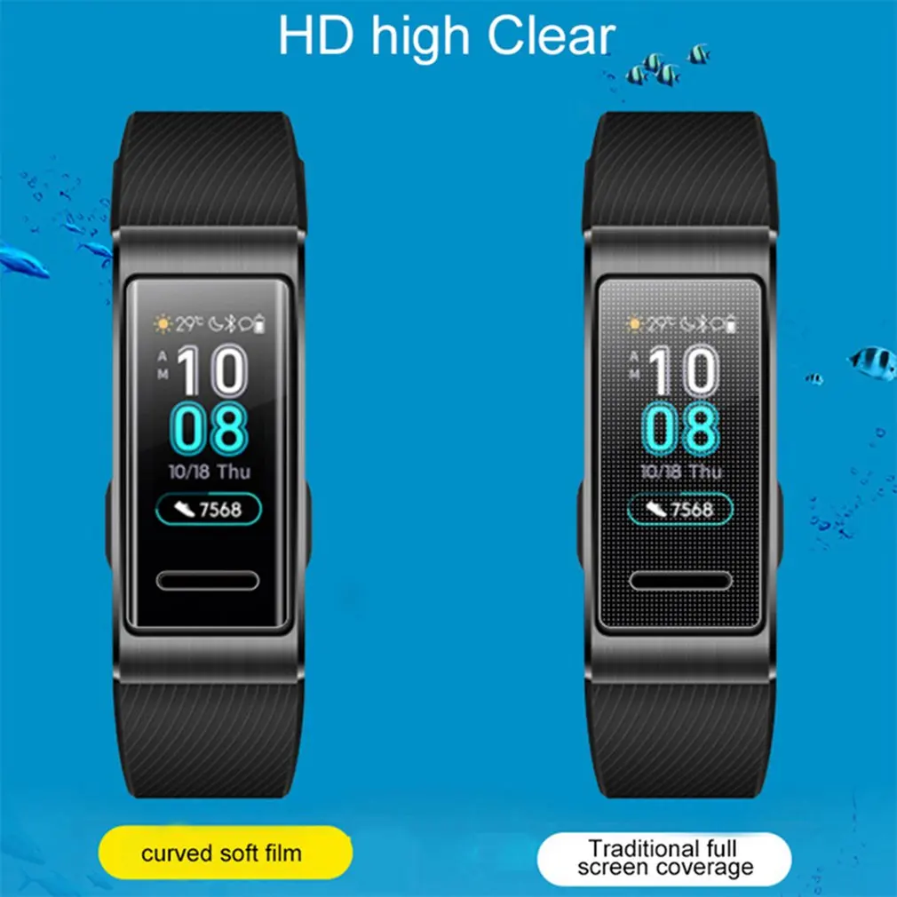 Для huawei Band 3 Pro Watch полная защитная пленка Hd Nano устойчивая к царапинам закалка полное покрытие защитная пленка