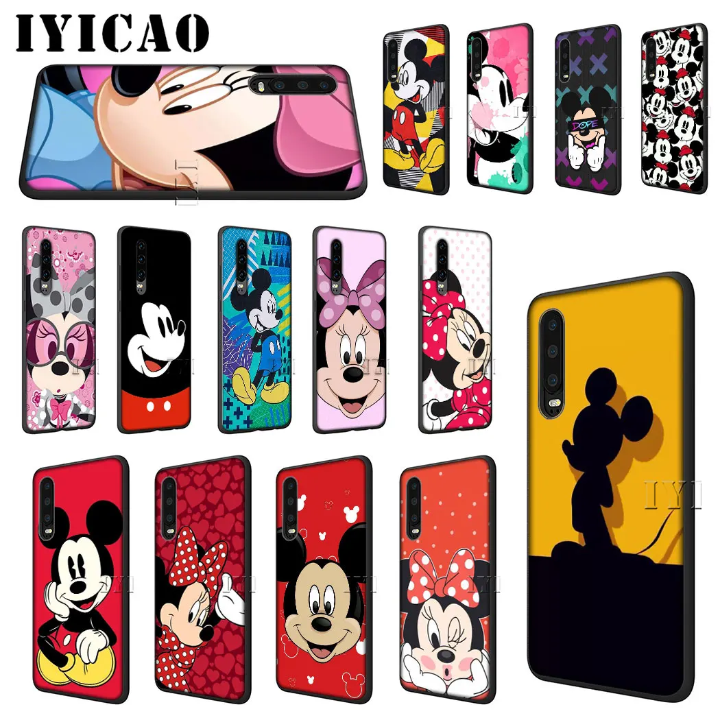 

Mickey Mouse Minnie Soft Phone Case for Huawei P30 P20 P10 P9 P8 Lite Pro P Smart Z P Smart Plus 2019