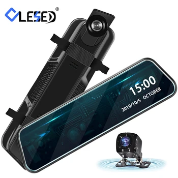 

10 Inch Car DVR Mirror Stream Media DVR Camera IPS Touch Screen FHD Dash Cam Registrar Video Recorder DVRs Dashcam