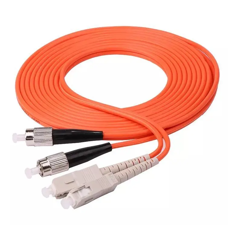 

10pcs /lot fiber optic patch cord 1M 2M 3M 5M 10M Duplex Multimode cable FC/UPC-SC/UPC optical fibre jumper