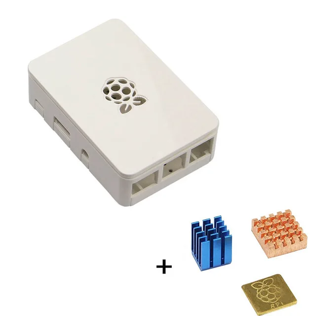 Для Raspberry Pi чехол с Алюминий радиатора Защитный Чехол Коробка для 3 Model B + плюс PI /