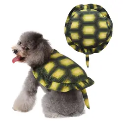 Собака Хэллоуин косплей костюм, черепаха одежда для щенка, смешные Вечерние наряды аксессуары aa