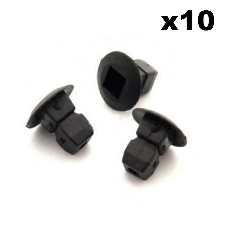 10x Plastic Grommets, Lock nuts, Expanding Nuts For SEAT Bumper, Trim