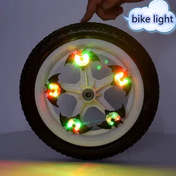 

Bicycle Spoke Lighting LED Bike Wheel Light Easy To Install Color Personality Waterproof Bike Light With Battery