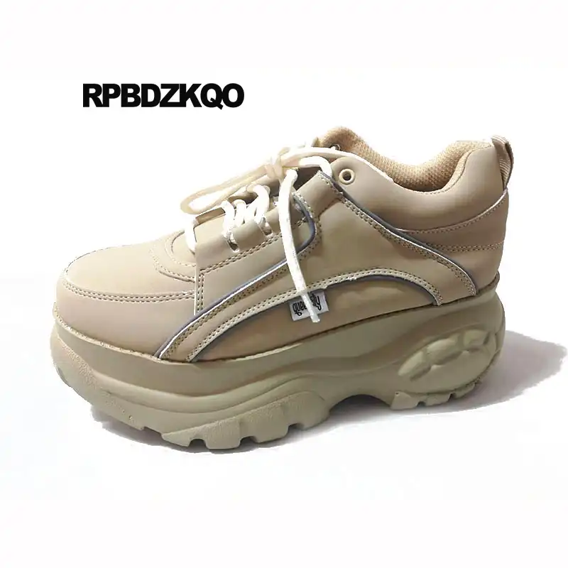 thick soled trainers womens