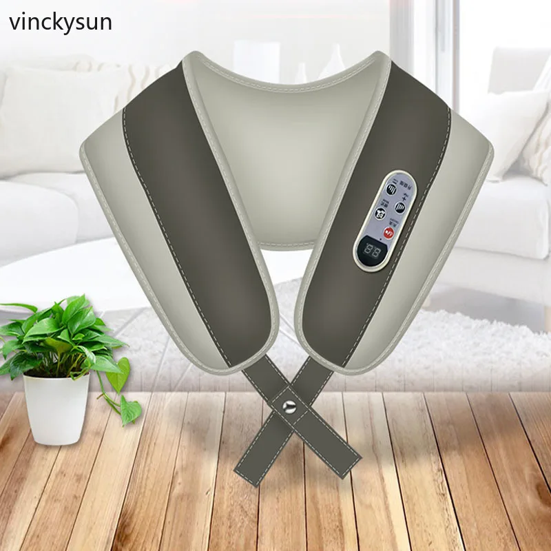 

U Shape Electrical Shiatsu Back Neck Shoulder Body Massager Infrared Heated Kneading Car/Home Massagem