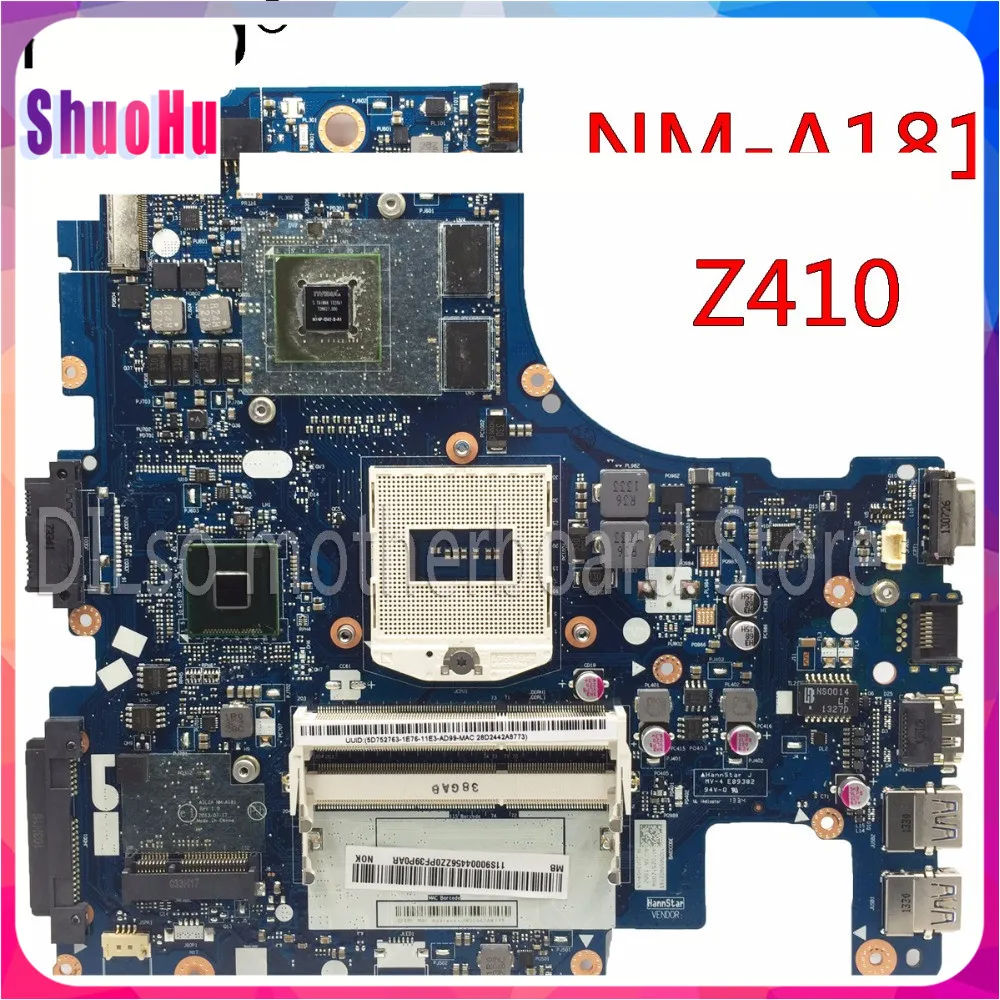 KEFU NM-A181 Z410 материнская плата для ноутбука Lenovo AILZA Материнская DDR3 HM76 Intel Rev2a