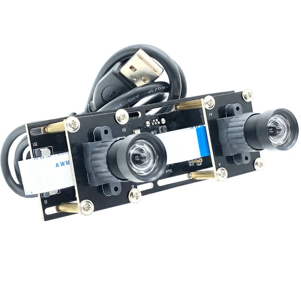USB камера с двойным объективом 5 Мп 1080P 30 кадров/с|surveillance camera|usb camerausb camera module |