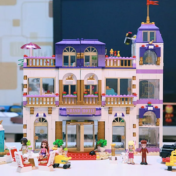 Bela 10547 Friends Heartlake Grand Hotel Andrea/Olivia/Stephanie строительные блоки кирпичи совместимы с Bela Friends 41101