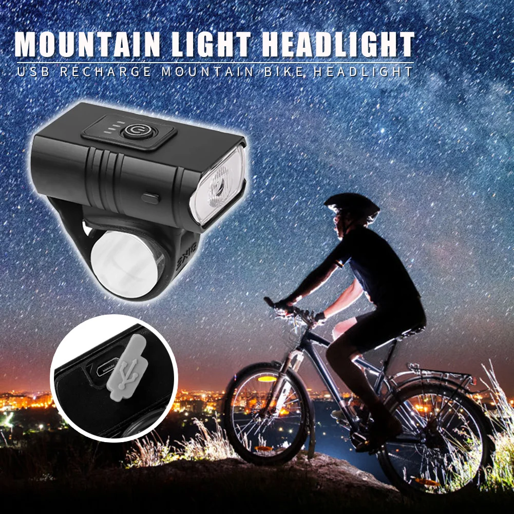 rechargeable headlight for bicycles