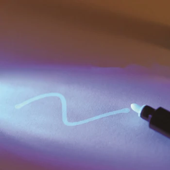 

1pcs Highlighter Pen with invisible ink Marker Thick Round Tip UV Pen School Stationery Colorless Pens