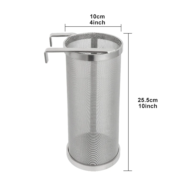  Barrel Brewing Grain Basket Strainer for Homebrew Hops Wine  Beer Tea Kettle Brew Filter Stainless Steel Beer Hop Spider 300 Micron Mesh  Hop Spider with Stand: Home & Kitchen