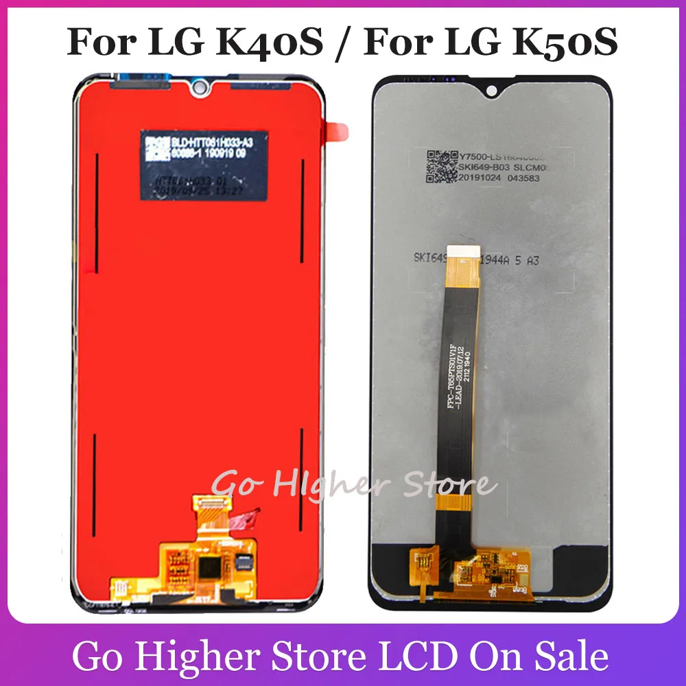 6.1 &quot For LG K40S Lcd / 6.5‘’ K50S LM-X540 LCD Display Touch Screen Digitizer Glass Panel Assembly Replacement | Мобильные