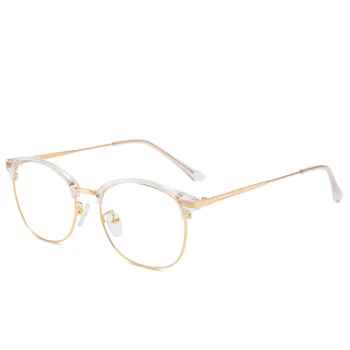 

Quality Anti Blue Light Glasses for Computer Rim Lock Transparent Frames Eyeglasses Women Quality Blue Light Blocking Glasses
