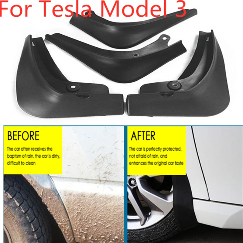 Горячая продажа Брызговики для автомобиля брызговик Tesla модель 3 крыло +