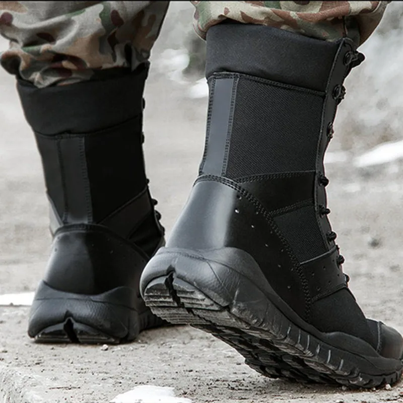 Bottes Militaires Pour Hommes Bottes De Combat Maille Respirante Armée