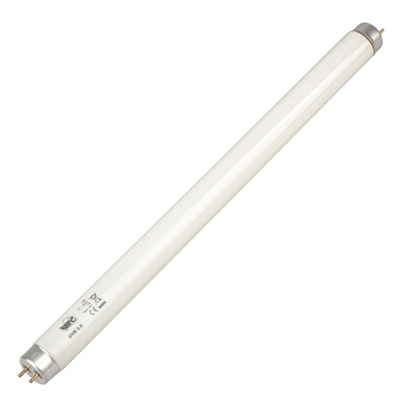 5.0 Tropical Terrarium Lamp,Reptile Fluorescent Light Tube,UVA UVB Bulb,T8,14 Watt,38cm