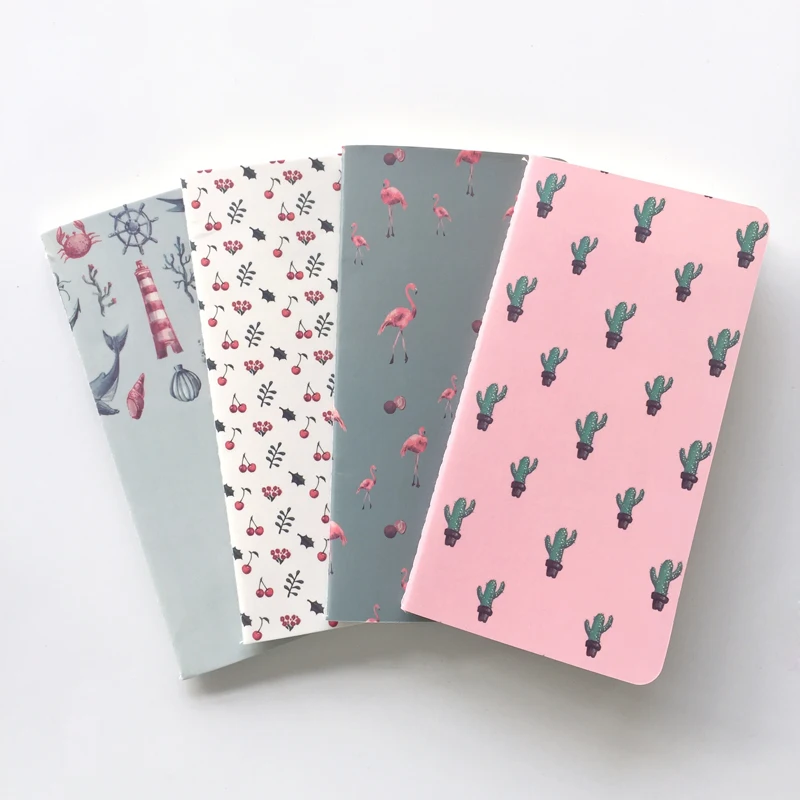 48 Sheets Cactus Flamingo Cherry Planner Notebook To Do List School Supplies New 