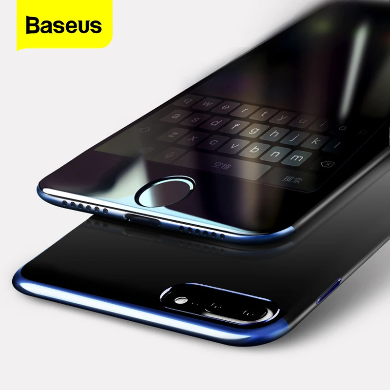 Baseus 2 шт. защитных пленок для iPhone 7 8 0 23 мм Полное покрытие 3D защитная пленка из