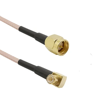 

RF SMA Male Switch MCX Male Right Angle RG316 RF Pigtail Cable SMA Plug to MCX Plug Coaxial Cable Assembly