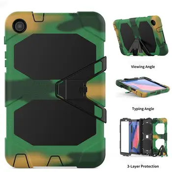 

Anti-knock Shockproof Hybrid Case For Samsung Galaxy Tab A 8.0 2019 SM-P200 Tablet Cover with S Pen 8.0 P200 With Stand Case