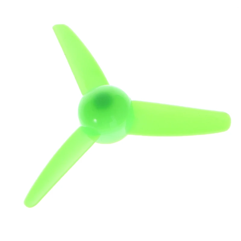 1PC Wind Power Toy Blade Three Plastic Propeller Accessories Shaft Diameter 2mm 