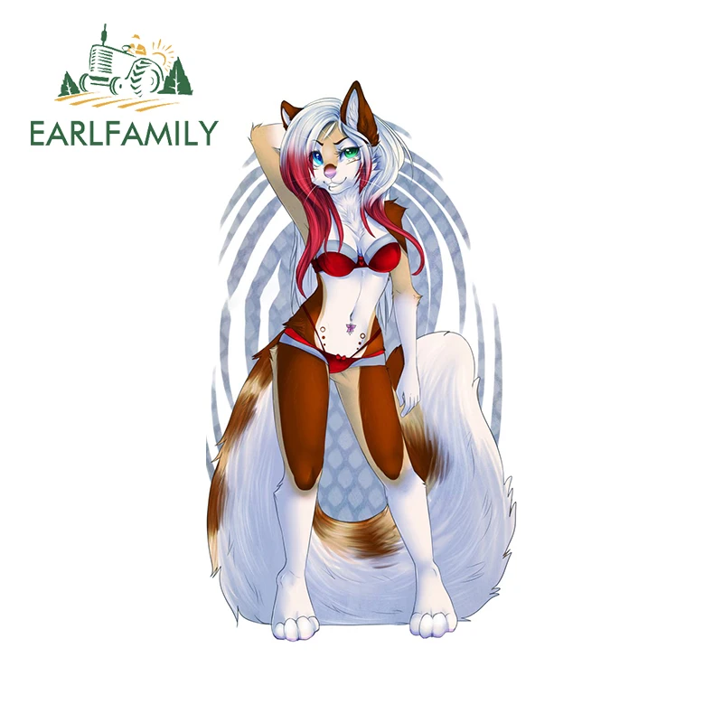 Наклейки для автомобиля EARLFAMILY 13 см х 7 2 аниме креативные наклейки забавные